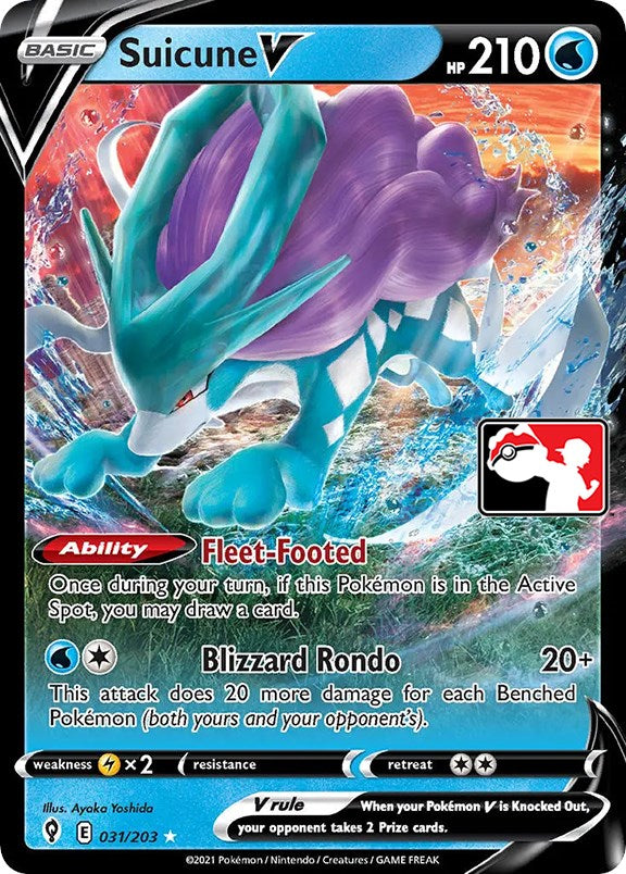 Suicune V (031/203) [Prize Pack Series One] | L.A. Mood Comics and Games