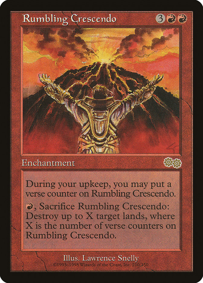 Rumbling Crescendo [Urza's Saga] | L.A. Mood Comics and Games