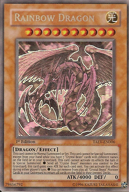 Rainbow Dragon [TAEV-EN006] Ghost Rare | L.A. Mood Comics and Games