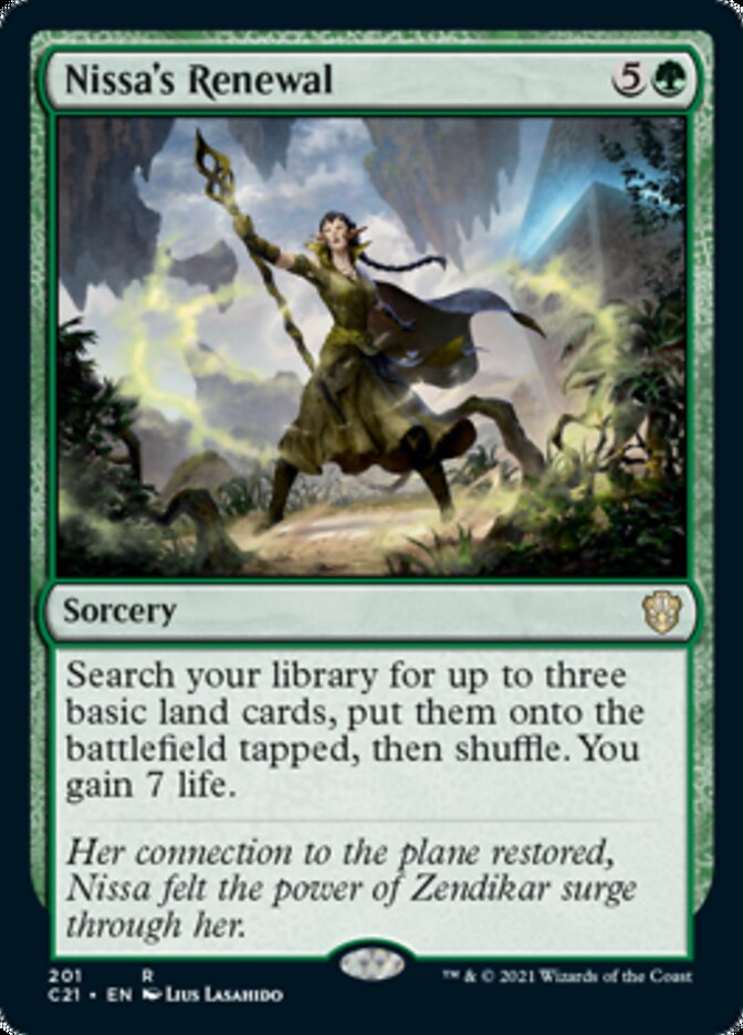 Nissa's Renewal [Commander 2021] | L.A. Mood Comics and Games