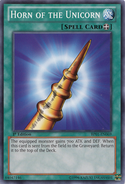 Horn of the Unicorn [BP01-EN069] Common | L.A. Mood Comics and Games