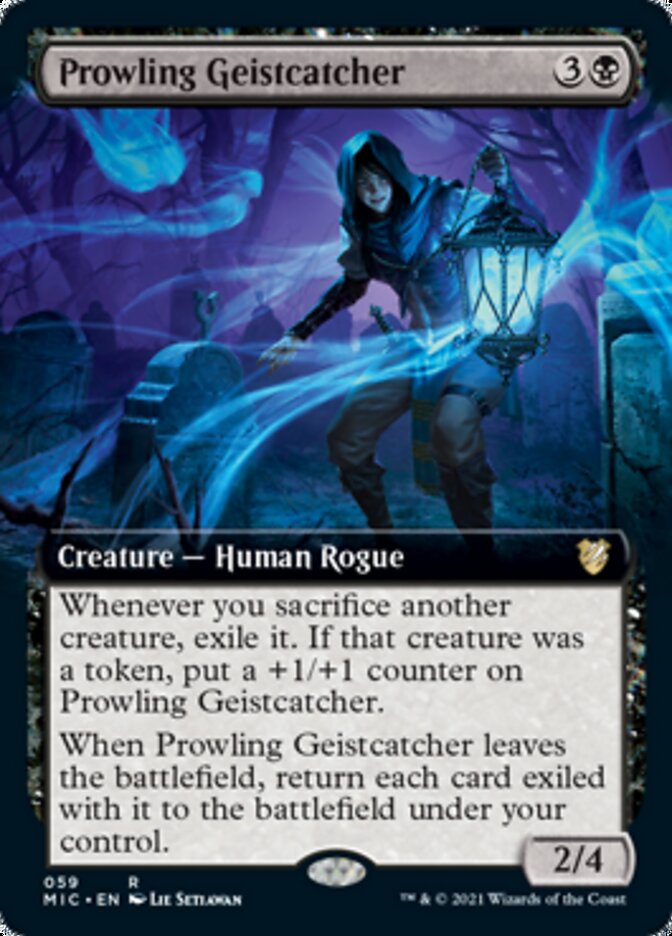 Prowling Geistcatcher (Extended Art) [Innistrad: Midnight Hunt Commander] | L.A. Mood Comics and Games