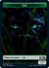 Cat (011) // Soldier Double-Sided Token [Core Set 2021 Tokens] | L.A. Mood Comics and Games
