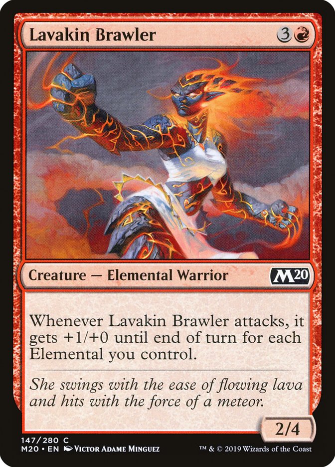 Lavakin Brawler [Core Set 2020] | L.A. Mood Comics and Games