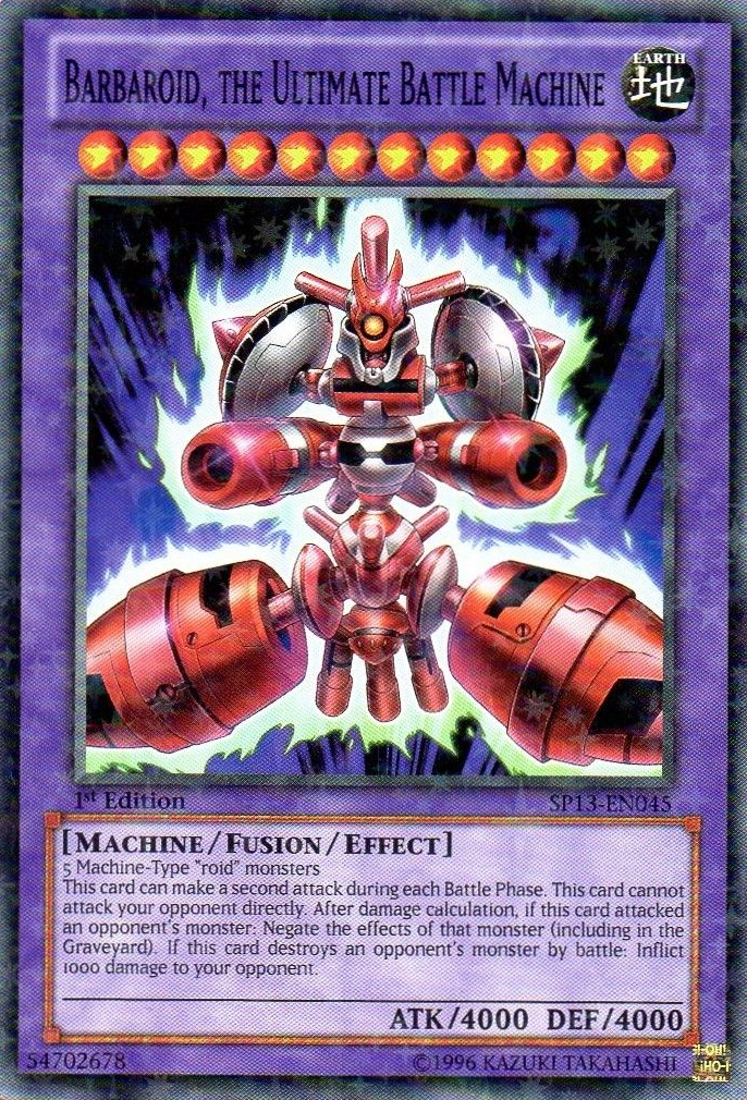 Barbaroid, the Ultimate Battle Machine [SP13-EN045] Starfoil Rare | L.A. Mood Comics and Games