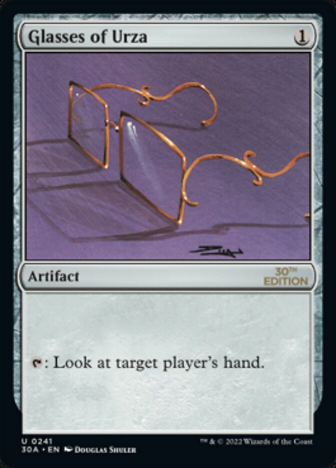 Glasses of Urza [30th Anniversary Edition] | L.A. Mood Comics and Games