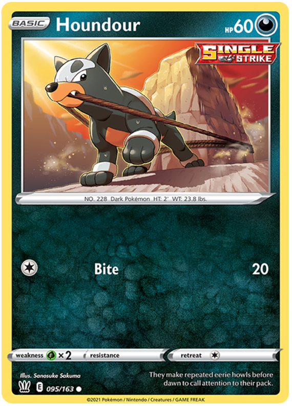 Houndour (095/163) [Sword & Shield: Battle Styles] | L.A. Mood Comics and Games