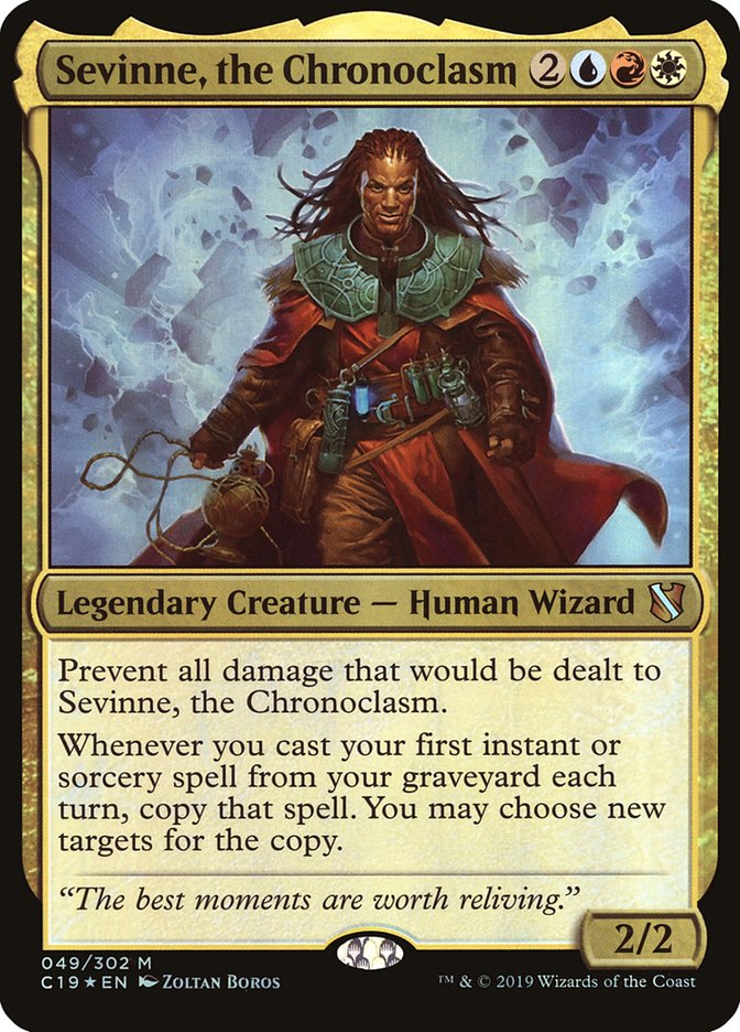 Sevinne, the Chronoclasm (Oversized) [Commander 2019 Oversized] | L.A. Mood Comics and Games