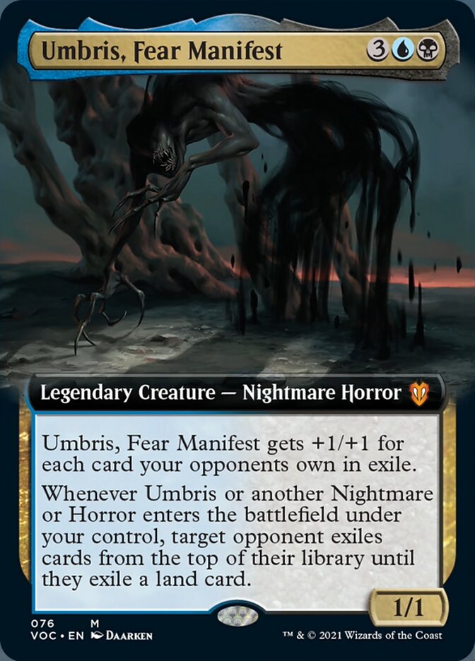 Umbris, Fear Manifest (Extended Art) [Innistrad: Crimson Vow Commander] | L.A. Mood Comics and Games