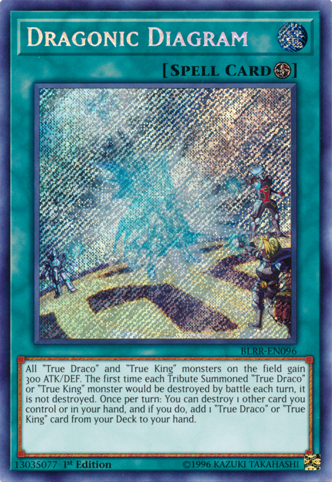 Dragonic Diagram [BLRR-EN096] Secret Rare | L.A. Mood Comics and Games