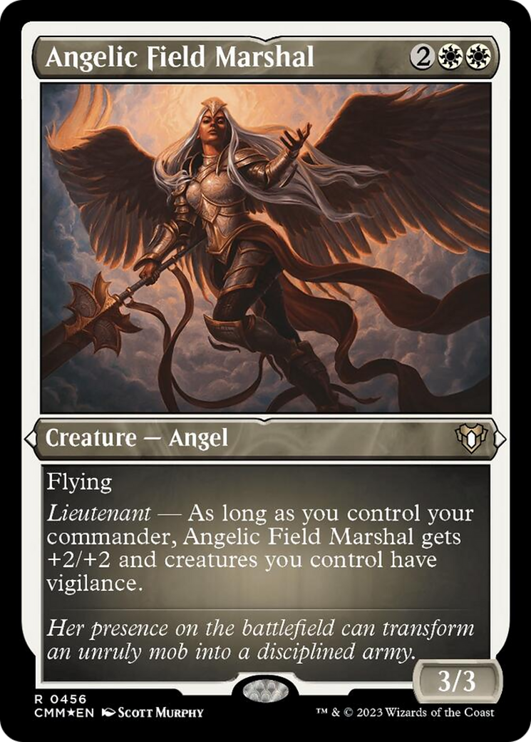 Angelic Field Marshal (Foil Etched) [Commander Masters] | L.A. Mood Comics and Games