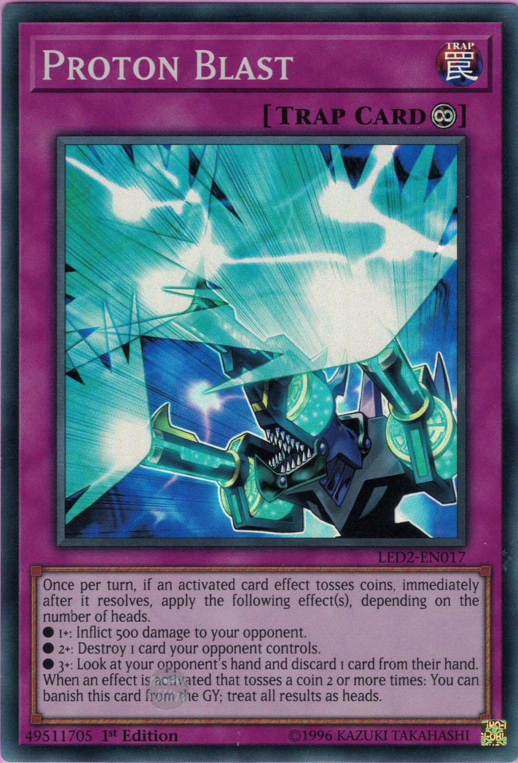 Proton Blast [LED2-EN017] Super Rare | L.A. Mood Comics and Games