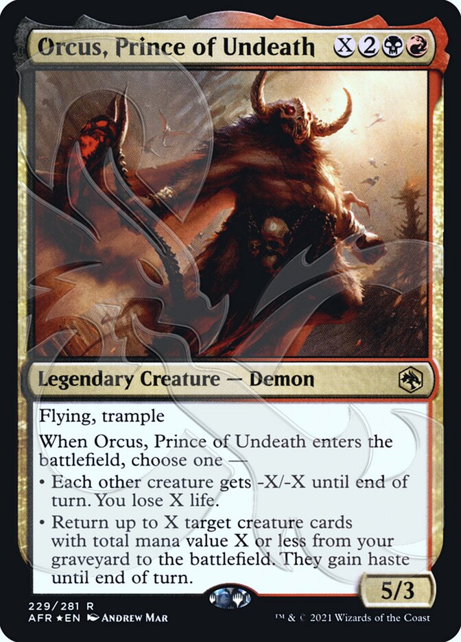 Orcus, Prince of Undeath (Ampersand Promo) [Dungeons & Dragons: Adventures in the Forgotten Realms Promos] | L.A. Mood Comics and Games