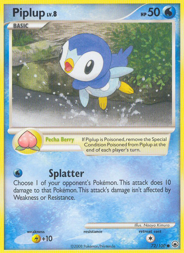 Piplup (72/100) [Diamond & Pearl: Majestic Dawn] | L.A. Mood Comics and Games