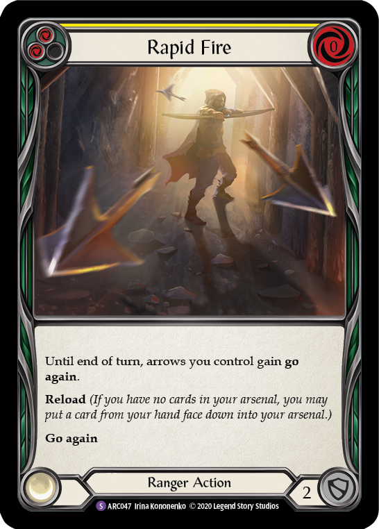 Rapid Fire [U-ARC047] (Arcane Rising Unlimited)  Unlimited Rainbow Foil | L.A. Mood Comics and Games