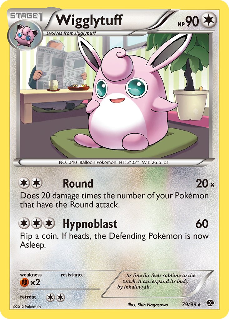 Wigglytuff (79/99) (Cosmos Holo) (Blister Exclusive) [Black & White: Next Destinies] | L.A. Mood Comics and Games