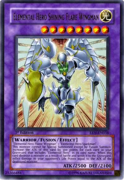 Elemental Hero Shining Flare Wingman [EEN-EN036] Ultra Rare | L.A. Mood Comics and Games