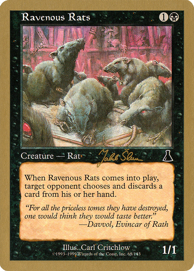 Ravenous Rats (Jakub Slemr) [World Championship Decks 1999] | L.A. Mood Comics and Games