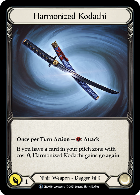 Harmonized Kodachi [U-CRU049] (Crucible of War Unlimited)  Unlimited Normal | L.A. Mood Comics and Games