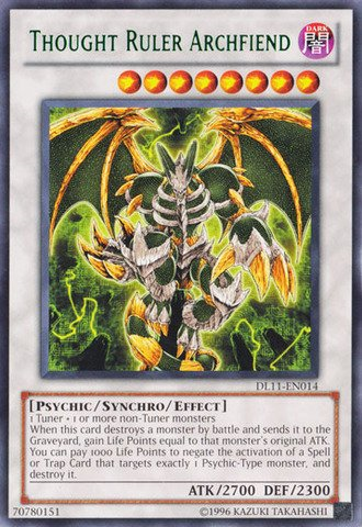 Thought Ruler Archfiend (Green) [DL11-EN014] Rare | L.A. Mood Comics and Games