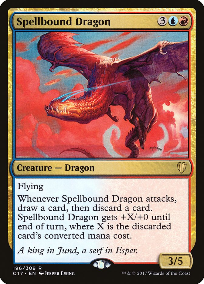 Spellbound Dragon [Commander 2017] | L.A. Mood Comics and Games
