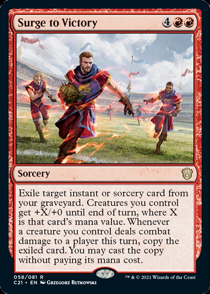 Surge to Victory [Commander 2021] | L.A. Mood Comics and Games
