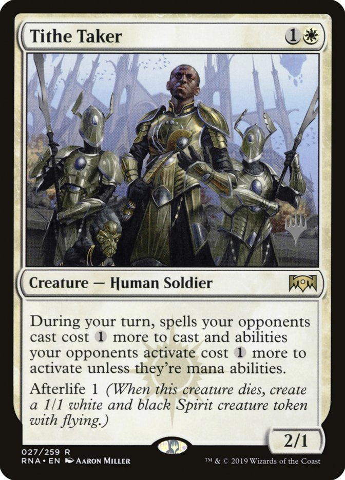 Tithe Taker (Promo Pack) [Ravnica Allegiance Promos] | L.A. Mood Comics and Games