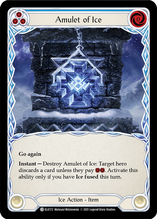 Amulet of Ice [ELE172] (Tales of Aria)  1st Edition Normal | L.A. Mood Comics and Games