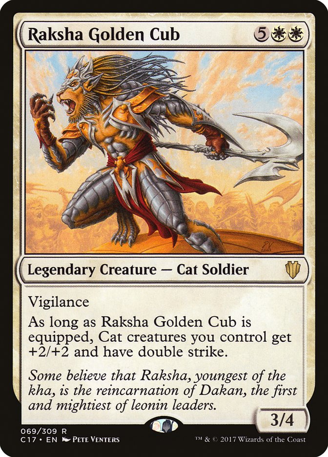 Raksha Golden Cub [Commander 2017] | L.A. Mood Comics and Games
