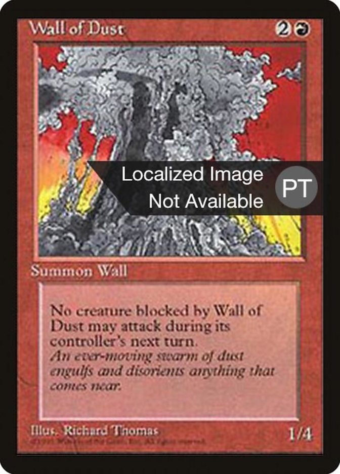 Wall of Dust [Fourth Edition (Foreign Black Border)] | L.A. Mood Comics and Games