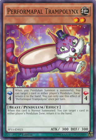 Performapal Trampolynx [SP15-EN021] Common | L.A. Mood Comics and Games