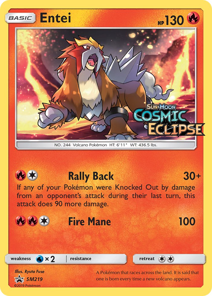 Entei (SM219) [Sun & Moon: Black Star Promos] | L.A. Mood Comics and Games