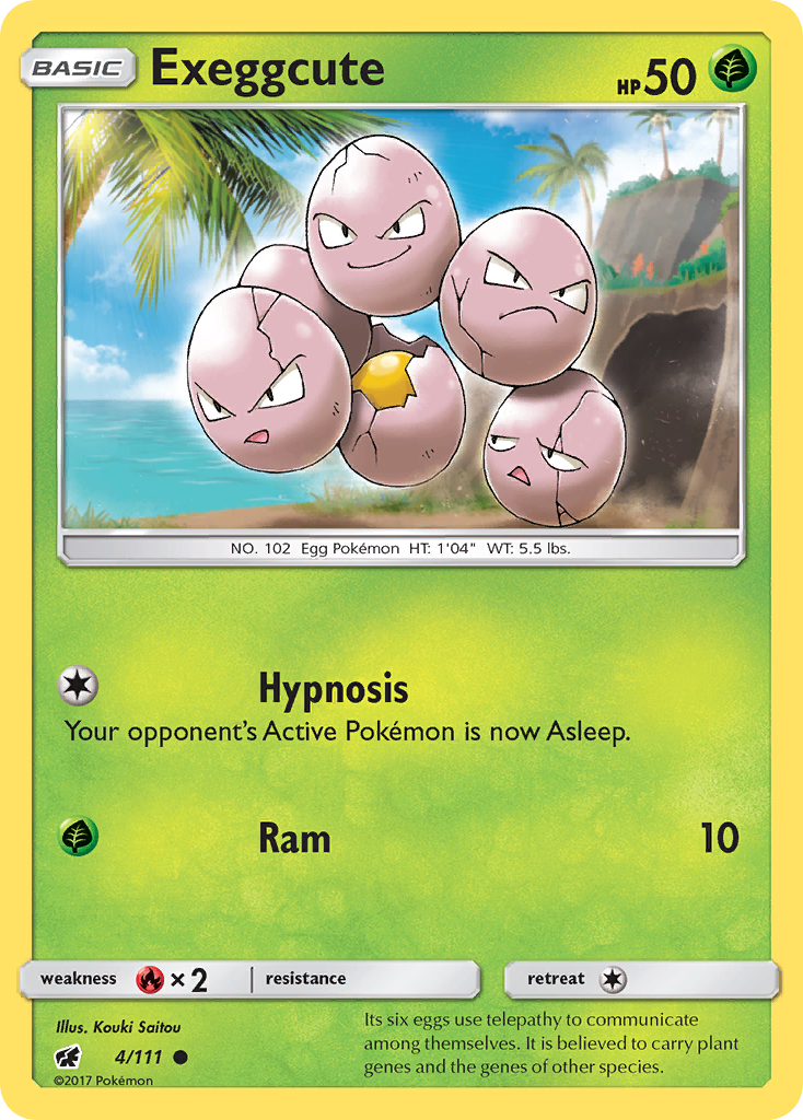 Exeggcute (4/111) [Sun & Moon: Crimson Invasion] | L.A. Mood Comics and Games