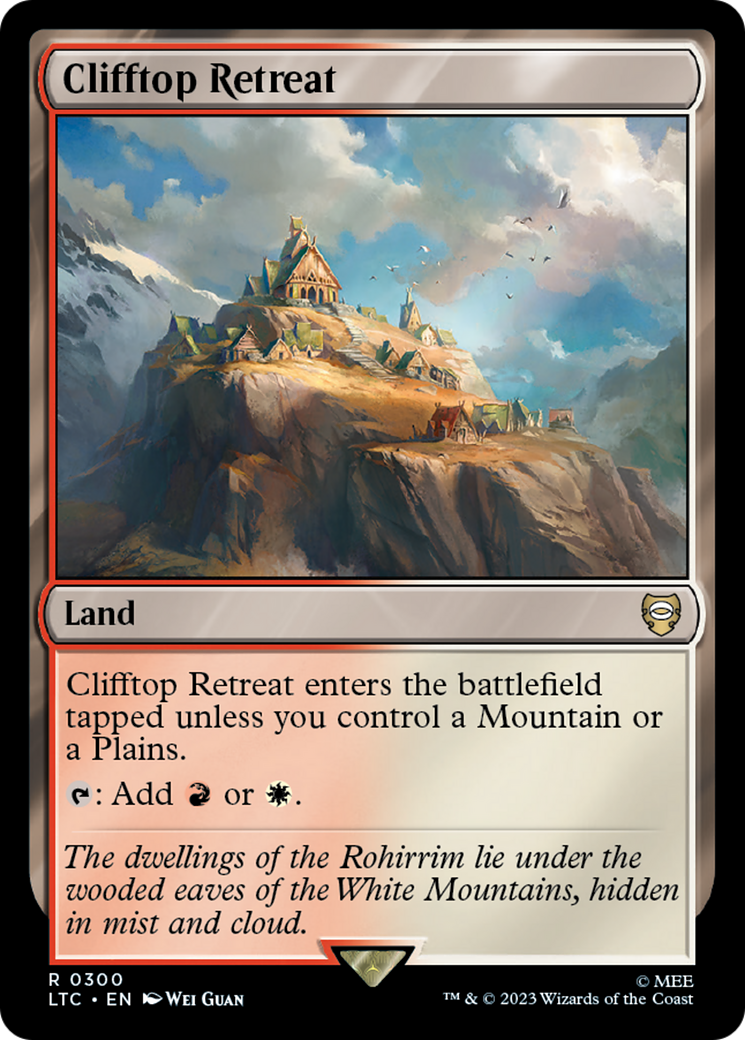 Clifftop Retreat [The Lord of the Rings: Tales of Middle-Earth Commander] | L.A. Mood Comics and Games