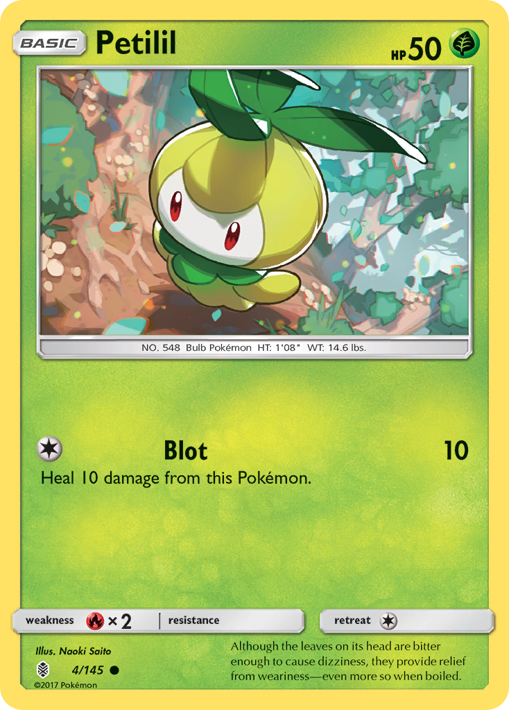 Petilil (4/145) [Sun & Moon: Guardians Rising] | L.A. Mood Comics and Games