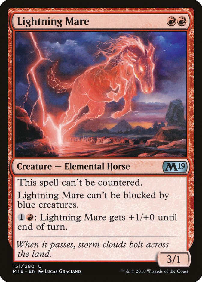 Lightning Mare [Core Set 2019] | L.A. Mood Comics and Games