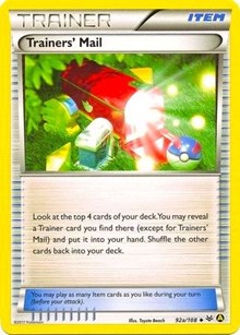 Trainers' Mail (92a/108) (Alternate Art Promo) [XY: Roaring Skies] | L.A. Mood Comics and Games