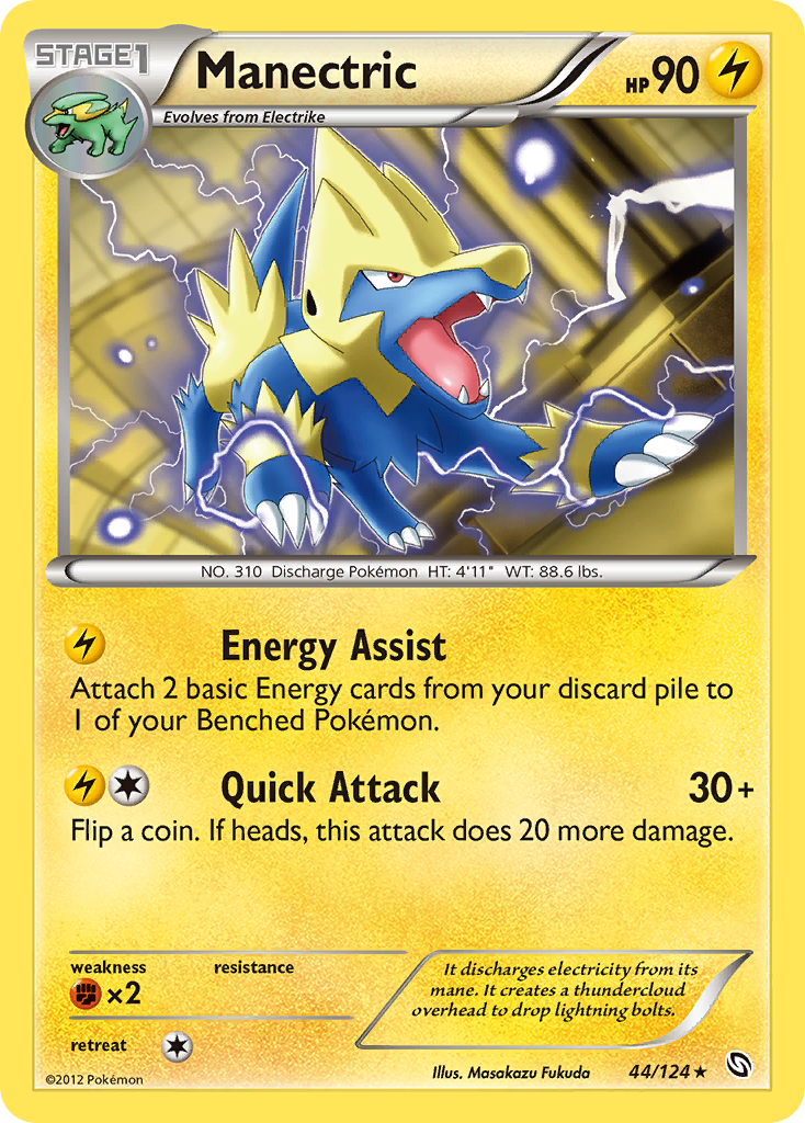 Manectric (44/124) [Black & White: Dragons Exalted] | L.A. Mood Comics and Games
