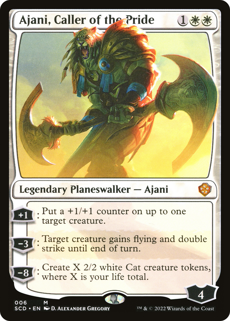 Ajani, Caller of the Pride [Starter Commander Decks] | L.A. Mood Comics and Games