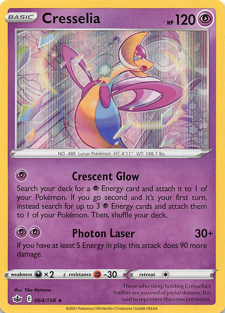 Cresselia (064/198) [Sword & Shield: Chilling Reign] | L.A. Mood Comics and Games