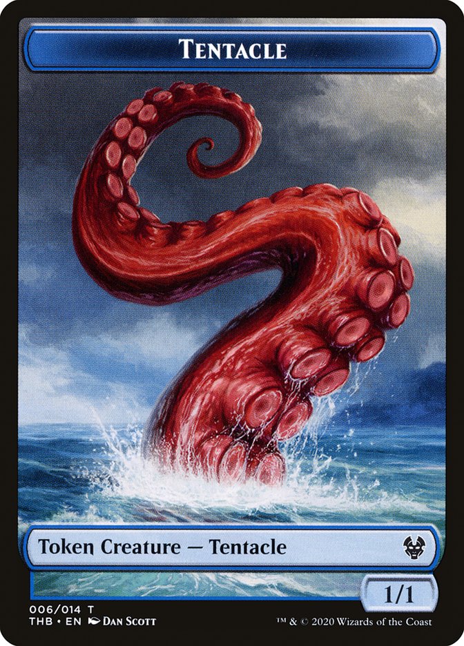 Human Soldier // Tentacle Double-Sided Token [Theros Beyond Death Tokens] | L.A. Mood Comics and Games