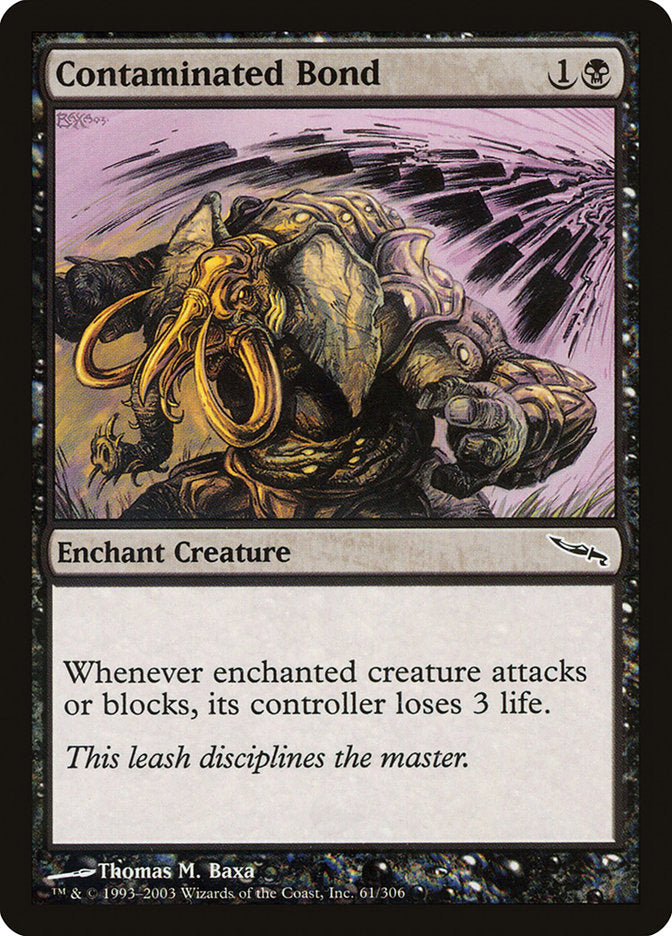 Contaminated Bond [Mirrodin] | L.A. Mood Comics and Games