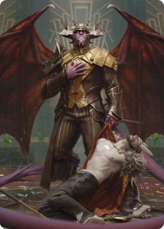 Ob Nixilis, the Adversary 1 Art Card [Streets of New Capenna Art Series] | L.A. Mood Comics and Games