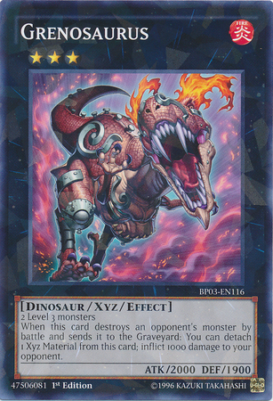 Grenosaurus [BP03-EN116] Shatterfoil Rare | L.A. Mood Comics and Games