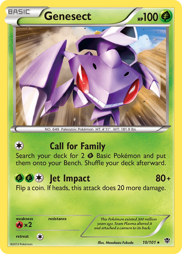 Genesect (10/101) (Theme Deck Exclusive) [Black & White: Plasma Blast] | L.A. Mood Comics and Games