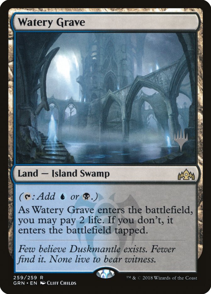 Watery Grave (Promo Pack) [Guilds of Ravnica Promos] | L.A. Mood Comics and Games