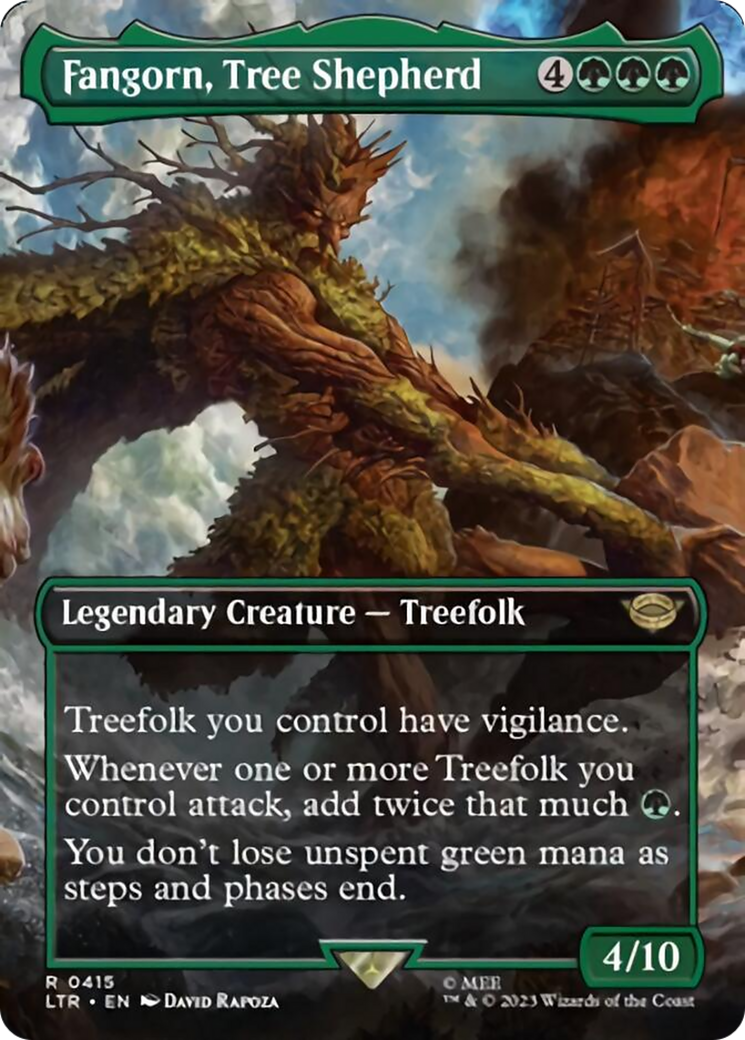 Fangorn, Tree Shepherd (Borderless Alternate Art) [The Lord of the Rings: Tales of Middle-Earth] | L.A. Mood Comics and Games