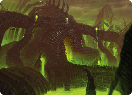 The Dross Pits Art Card [Phyrexia: All Will Be One Art Series] | L.A. Mood Comics and Games