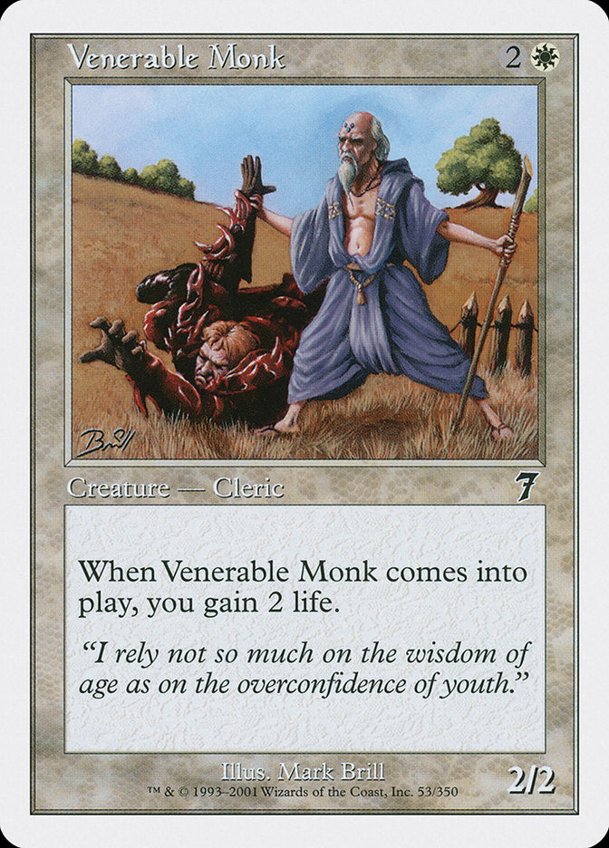 Venerable Monk [Seventh Edition] | L.A. Mood Comics and Games