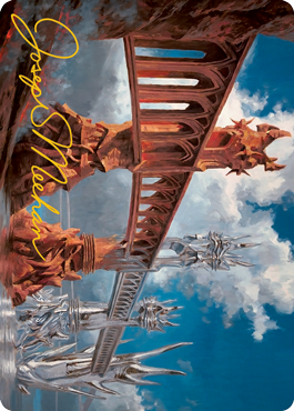 Silverbluff Bridge Art Card (Gold-Stamped Signature) [Modern Horizons 2 Art Series] | L.A. Mood Comics and Games